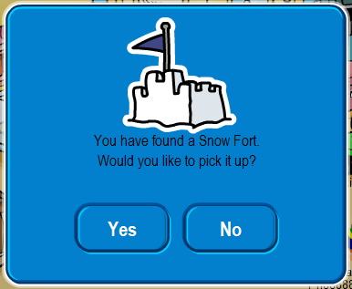 Snow fort Pin